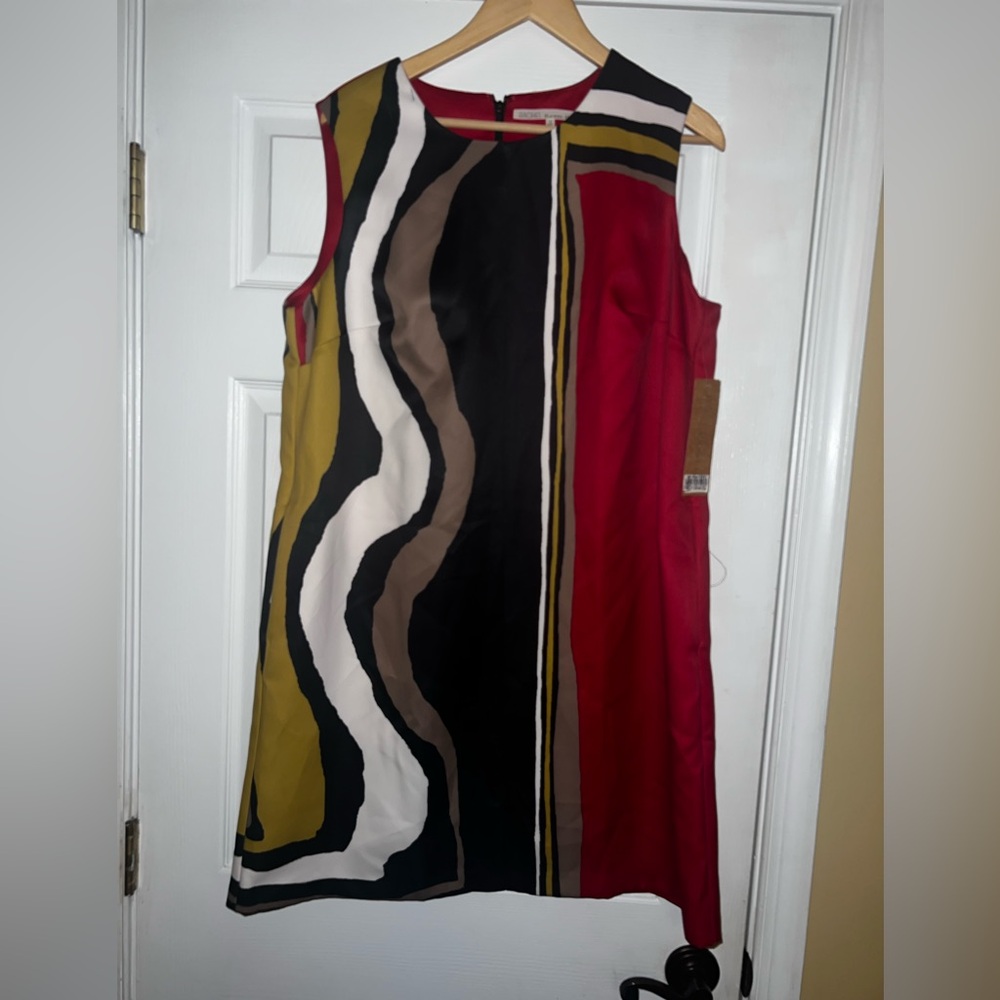 NWT Rachel Roy Multicolor Sleeveless Dress 1x 14 16
